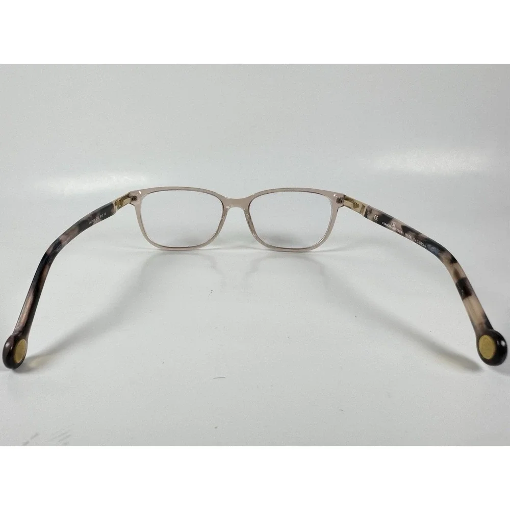 Carolina Herrera‎ Eyeglasses Frames Only VHE760K Col. 0913 140 Pink Brown Flex